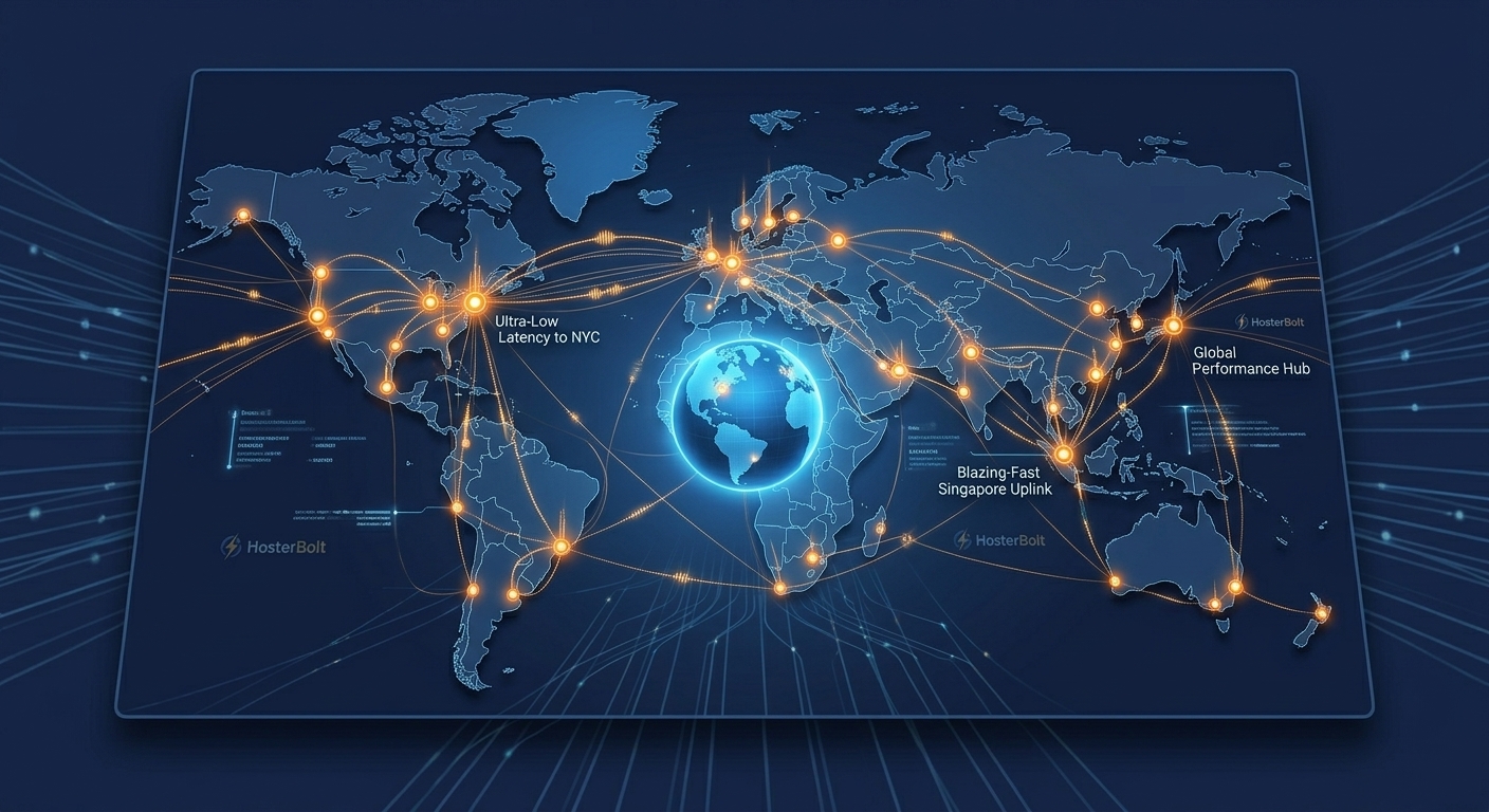 Global Datacenter Locations Graphic